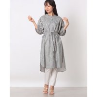 AL･DI･LA/アルディラ AL・DI・LA 【洗える】【リバティ】襟ギャザーチュニック/508407679