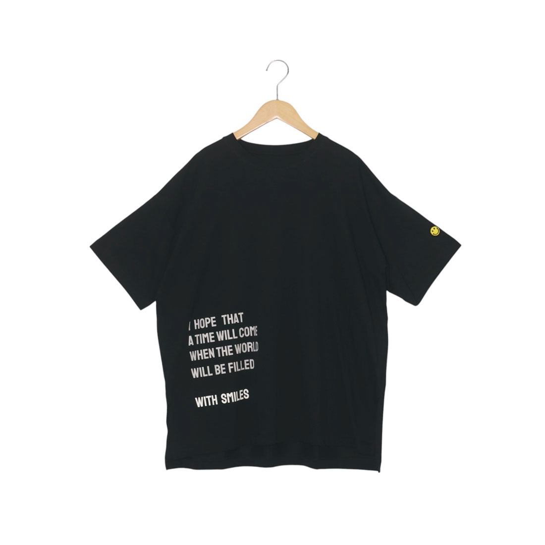 アルディラ AL・DI・LA 【洗える】英字ビックロゴ×スマイルTシャツ （01-オフ） セール】アルディラ AL・DI・LA 【洗える】英字ビックロゴ