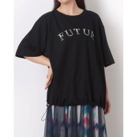AL･DI･LA/アルディラ AL・DI・LA 【洗える】“FUTUR”ボーダーロゴT【ドローコード付】/508407682