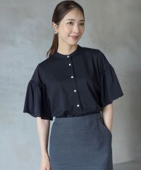 KUMIKYOKU(S SIZE)/【接触冷感】ギャザースリーブクリア カットソー/508407866
