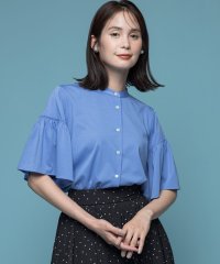 KUMIKYOKU（LARGE SIZE）/【接触冷感】ギャザースリーブクリア カットソー/508407867