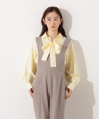 N Natural Beauty Basic/ゴールドボタン2wayリボンブラウス/508373424