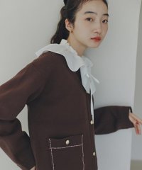 N Natural Beauty Basic/ミドル丈ニットジャケット/508373443