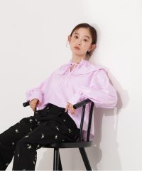 N Natural Beauty Basic/ダブルフリルネックブラウス/508389325