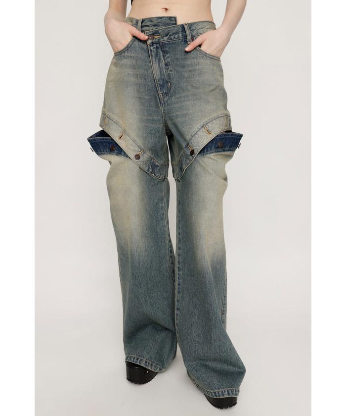 J／W SIDE OPEN STRAIGHT パンツ(508403970) | スライ(SLY) - d