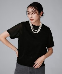 UNTITLED/アンタイトル UNTITLED ラメシアーTシャツ/508406822