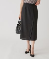 COUP DE CHANCE/クードシャンス COUP DE CHANCE 【手洗い可／清涼感／日本製】麻調合繊の切替デザインスカート/508406868