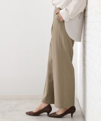 THE SHOP TK(Women)/ザ ショップ ティーケー (ウィメン) THE SHOP TK(Women) 【美シルエット】2タックワイドパンツ／セットアップ可／洗濯OK/508406929