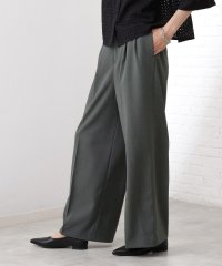 THE SHOP TK(Women)/ザ ショップ ティーケー (ウィメン) THE SHOP TK(Women) TPU2タックワイドパンツ/508406930