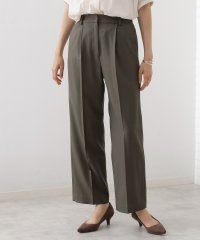 THE SHOP TK(Women)/ザ ショップ ティーケー (ウィメン) THE SHOP TK(Women) ストレートワイドパンツ【セットアップ可／洗える】/508406931