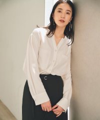 THE SHOP TK(Women)/ザ ショップ ティーケー (ウィメン) THE SHOP TK(Women) 【人気デザイン入荷】ダブルポケットスキッパーシャツ／体型カバー／洗濯機OK/508406932