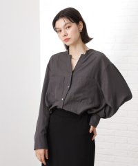 THE SHOP TK(Women)/ザ ショップ ティーケー (ウィメン) THE SHOP TK(Women) 【人気デザイン入荷】ダブルポケットスキッパーシャツ／体型カバー／洗濯機OK/508406932