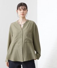 THE SHOP TK(Women)/ザ ショップ ティーケー (ウィメン) THE SHOP TK(Women) 【人気デザイン入荷】ダブルポケットスキッパーシャツ／体型カバー／洗濯機OK/508406932