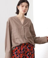 THE SHOP TK(Women)/ザ ショップ ティーケー (ウィメン) THE SHOP TK(Women) 【人気デザイン入荷】ダブルポケットスキッパーシャツ／体型カバー／洗濯機OK/508406932