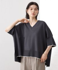 THE SHOP TK(Women)/ザ ショップ ティーケー (ウィメン) THE SHOP TK(Women) Vネックドルマンニット【毛玉になりにくい／洗濯機OK】/508406933