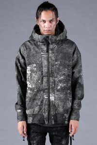 D.HYGEN/ディーハイゲン D.HYGEN Inkjet Print Dry Jersey Oversize Hooded Jacket/508408549