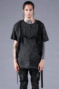 D.HYGEN/ディーハイゲン D.HYGEN Ira－dyed 30/－Soft Cotton Jersey Harness Belt T－Shirt/508408553