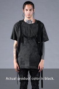 D.HYGEN/ディーハイゲン D.HYGEN Ira－dyed 30/－Soft Cotton Jersey Harness Belt T－Shirt/508408553