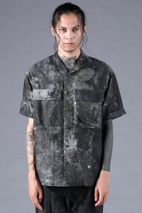 D.HYGEN/ディーハイゲン D.HYGEN Inkjet Print Open Collar Half Sleeve Shirt/508408557