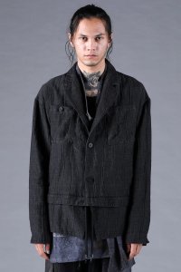 D.HYGEN/ディーハイゲン D.HYGEN Cotton Linen Double Crossover Size Jacket/508408560