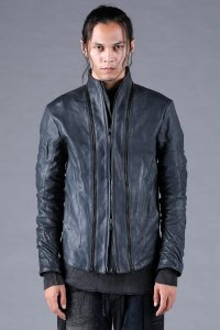 D.HYGEN/ディーハイゲン D.HYGEN Horse Leather High－Neck Jacket/508408562