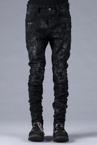D.HYGEN/ディーハイゲン D.HYGEN Product Uneven Coating Stretch Denim Damage Repair Straight Slim/508408563