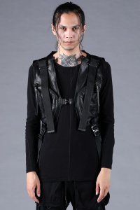 D.HYGEN/ディーハイゲン D.HYGEN Hose Leather Harness Vest/508408577
