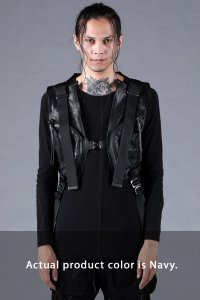 D.HYGEN/ディーハイゲン D.HYGEN Hose Leather Harness Vest/508408577