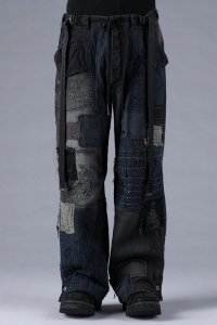 D.HYGEN/ディーハイゲン D.HYGEN Crust Damage Repair Denim Wide Pants/508408581