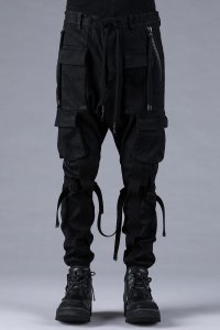 D.HYGEN/ディーハイゲン D.HYGEN Stretch Denim Bontage Belt Cargo Jog Pants/508408582
