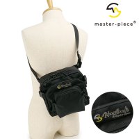 master piece/マスターピース master－piece 4L HugSack SQUARE SHOULDER BAG SAX [03232]/508409374