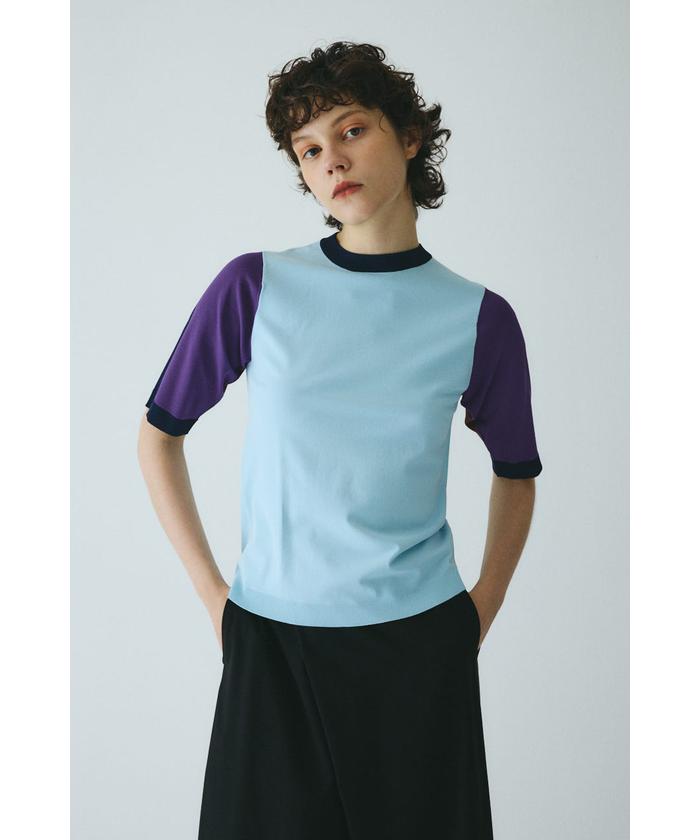 予約］Color block knit tops(508408510) | ヘリンドットサイ