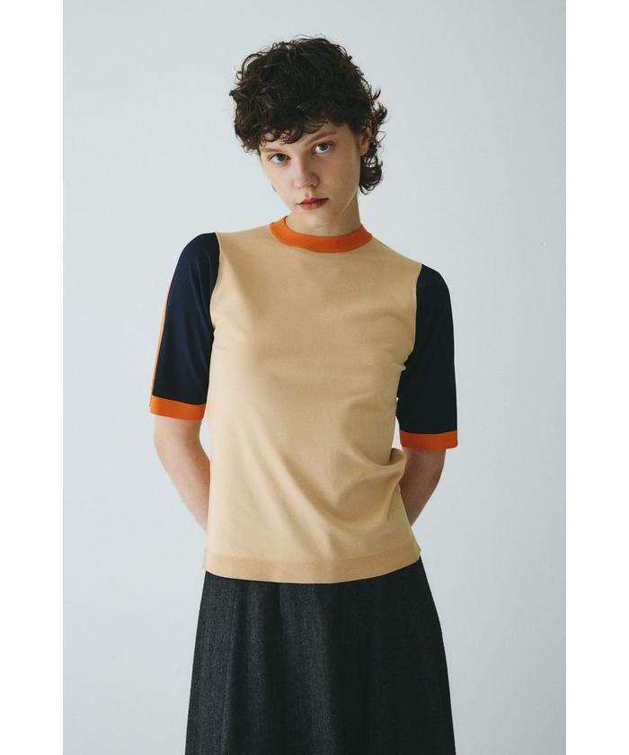 予約］Color block knit tops(508408510) | ヘリンドットサイ