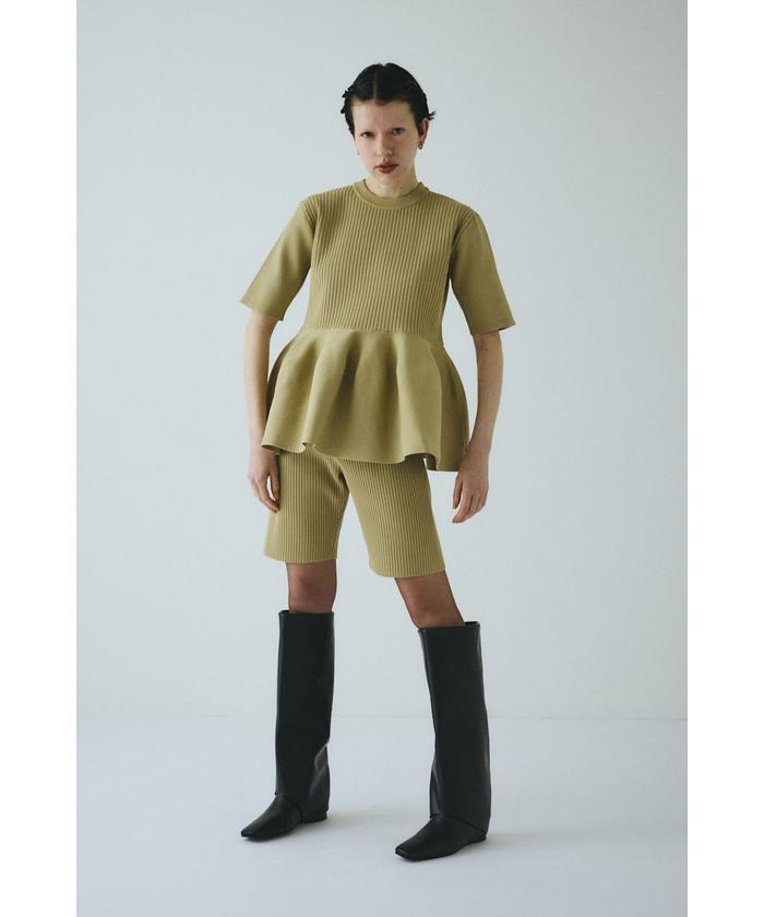 Knit half pants(508408514) | ヘリンドットサイ(HeRIN.CYE) - d