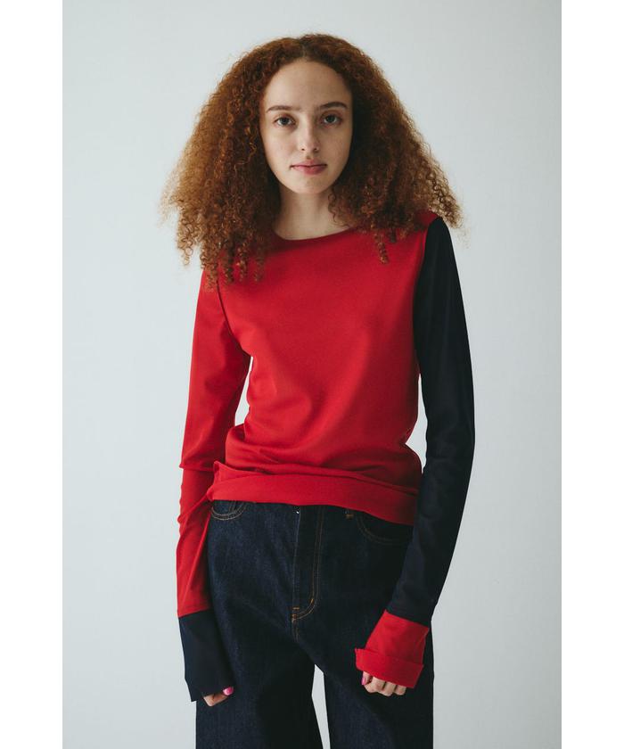 ヘリンドットサイ　トップス セール】Box knit tops ボックスニットトップス（ニット