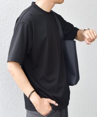 SHIPS any MEN/SHIPS any: JAPAN MADE クリアベアスムース スロープネック ジャケット Tシャツ/508410681