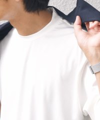 SHIPS any MEN/SHIPS any: JAPAN MADE クリアベアスムース スロープネック ジャケット Tシャツ/508410681