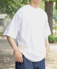ITEMS URBAN RESEARCH/サイドポケットキリカエクルーネックTシャツ/508038305