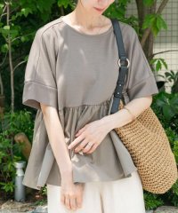 ITEMS URBAN RESEARCH/ポンチドッキング半袖トップス/508130079
