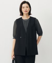 J.PRESS LADIES（LARGE SIZE）/【洗える・吸水速乾・接触冷感・セットアップ対応】Light ジョーゼット ジレ/508413056