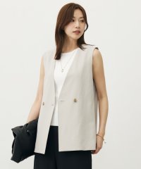 J.PRESS LADIES（LARGE SIZE）/【洗える・吸水速乾・接触冷感・セットアップ対応】Light ジョーゼット ジレ/508413056