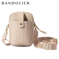 BANDOLIER/バンドリヤー BANDOLIER ショルダーバッグ スマホショルダー 斜めがけ 大人 軽量 本革 ディロン クロック オート ゴールド バッグ レディース ホワ/508413171