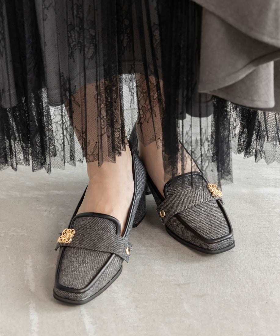 【美品】RANDA 2WAYベルトローファー 黒 RANDA｜2WAYベルトローファー | Rakuten Fashion(楽天
