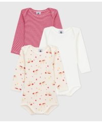 PETIT BATEAU/長袖ボディ３枚組/508413764