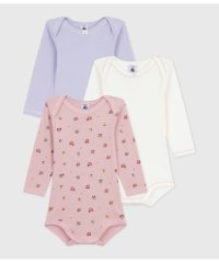 PETIT BATEAU/長袖ボディ３枚組/508413765