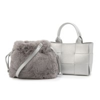 Cachellie/カシェリエ CACHELLIE C8708 PU MESH 4WAY TOTE/508414184