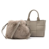 Cachellie/カシェリエ CACHELLIE C8708 PU MESH 4WAY TOTE/508414196