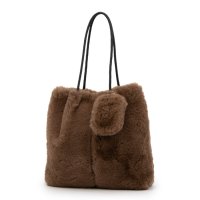 Cachellie/カシェリエ CACHELLIE C8725 F/FUR*MESH HNDL TOTE/508414224