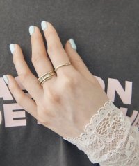 GOLDY/ゴールディ GOLDY レタリング メタル セット リング/508414421