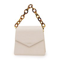 SINBONO/シンボノ SINBONO Mia Acrylic Chain Top Handle Bag － Ivory/508414433